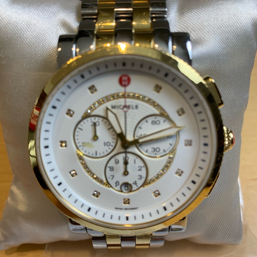 Michele Gold and Silver Watch